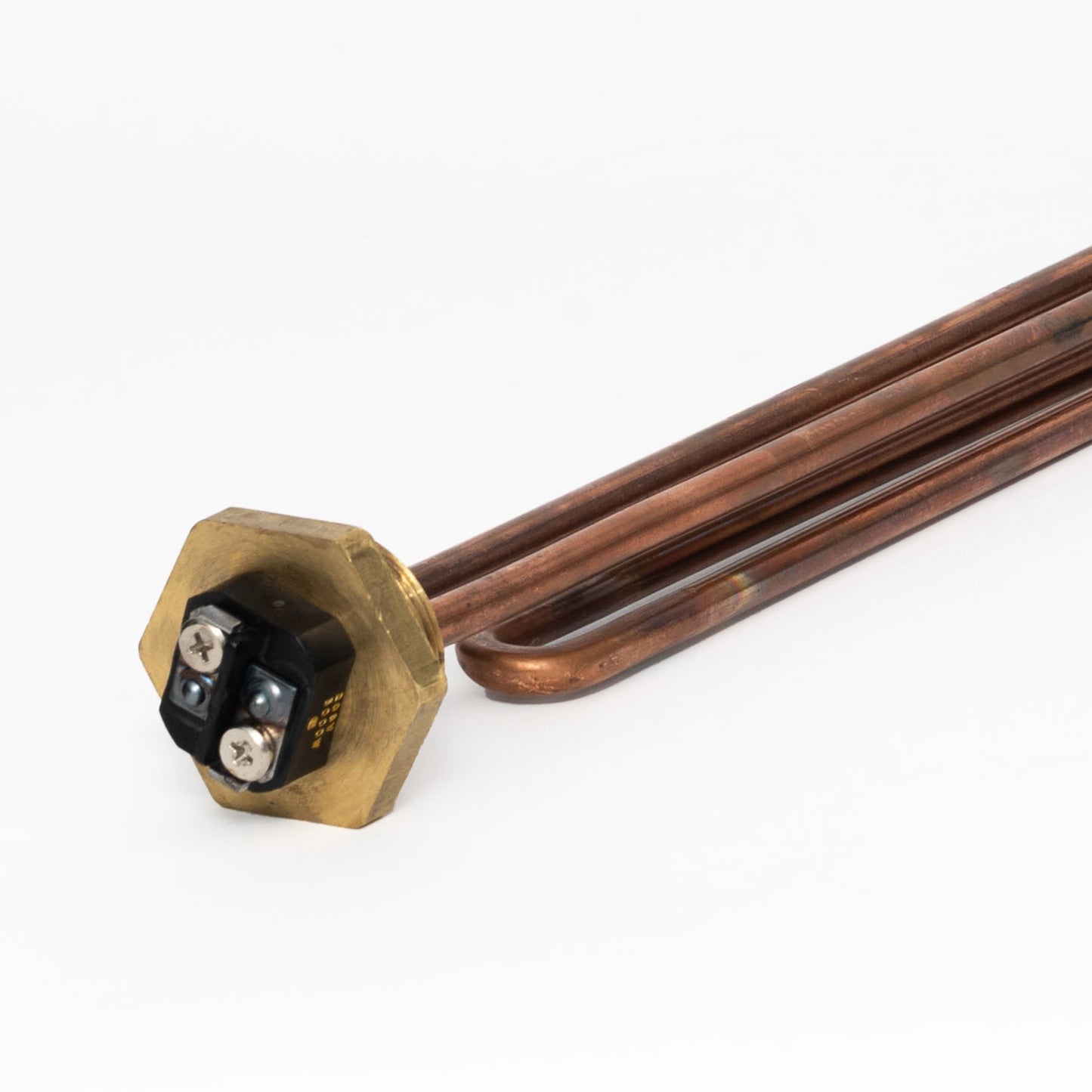 Heating Element, 5000W 208V Copper Sheath, Brass Bushing