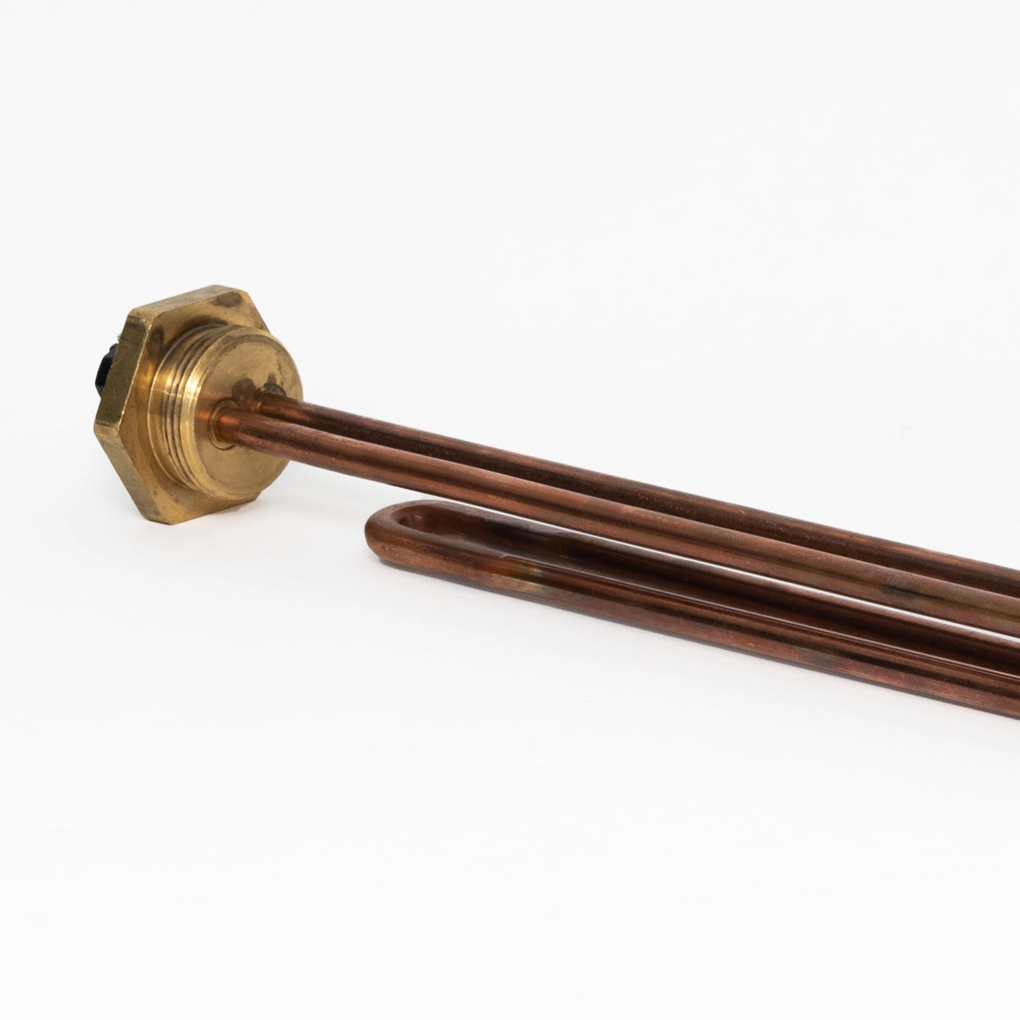 Heating Element, 5000W 208V Copper Sheath, Brass Bushing