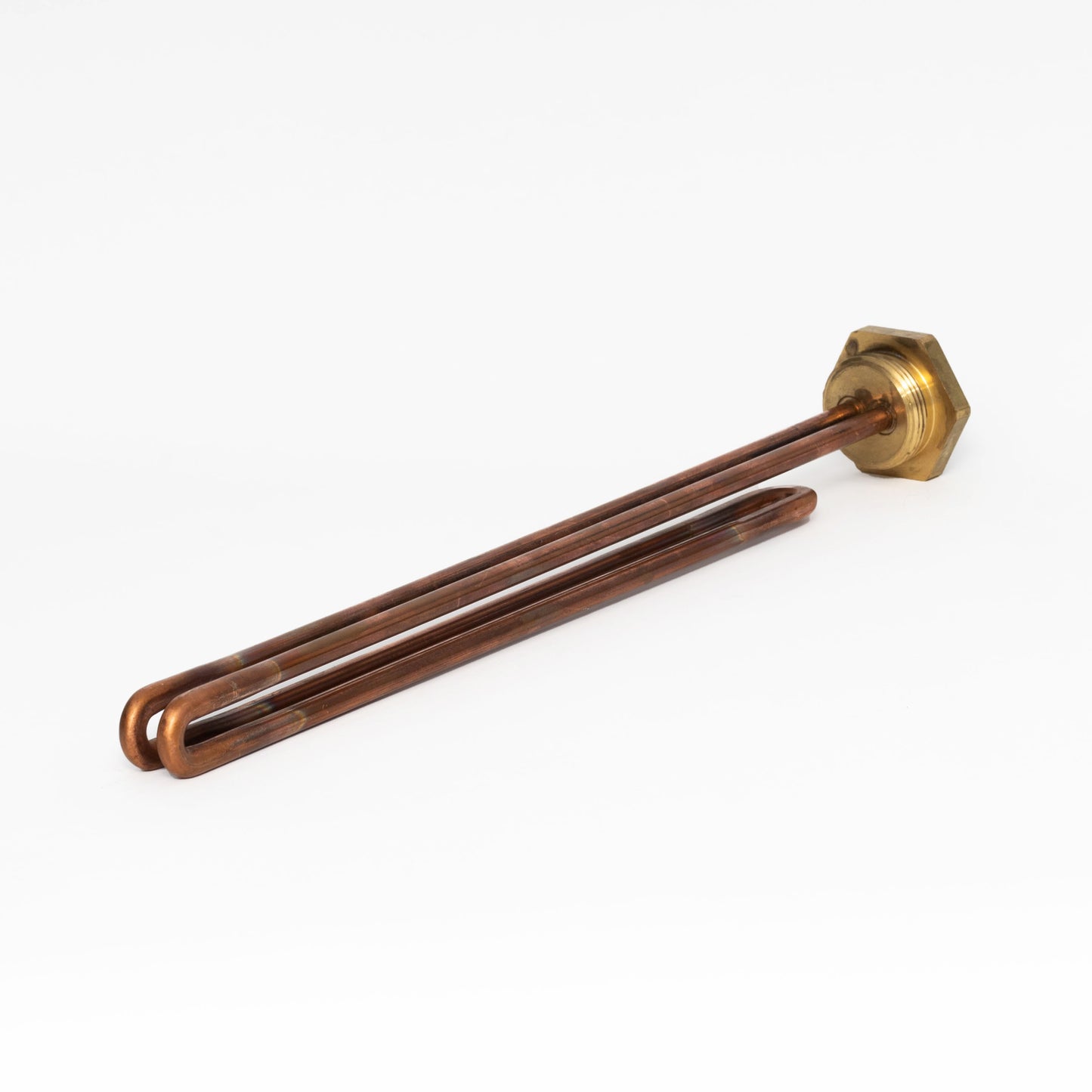 Heating Element, 5000W 208V Copper Sheath, Brass Bushing