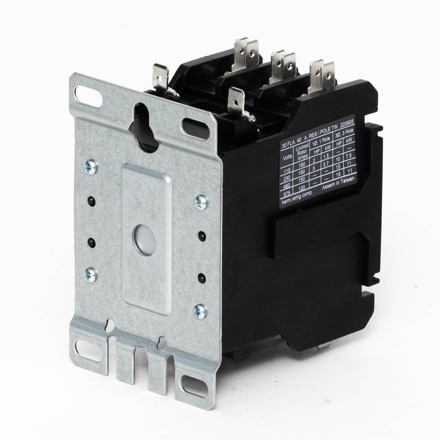 Contactor 40 Amp, 120V, 3 Pole