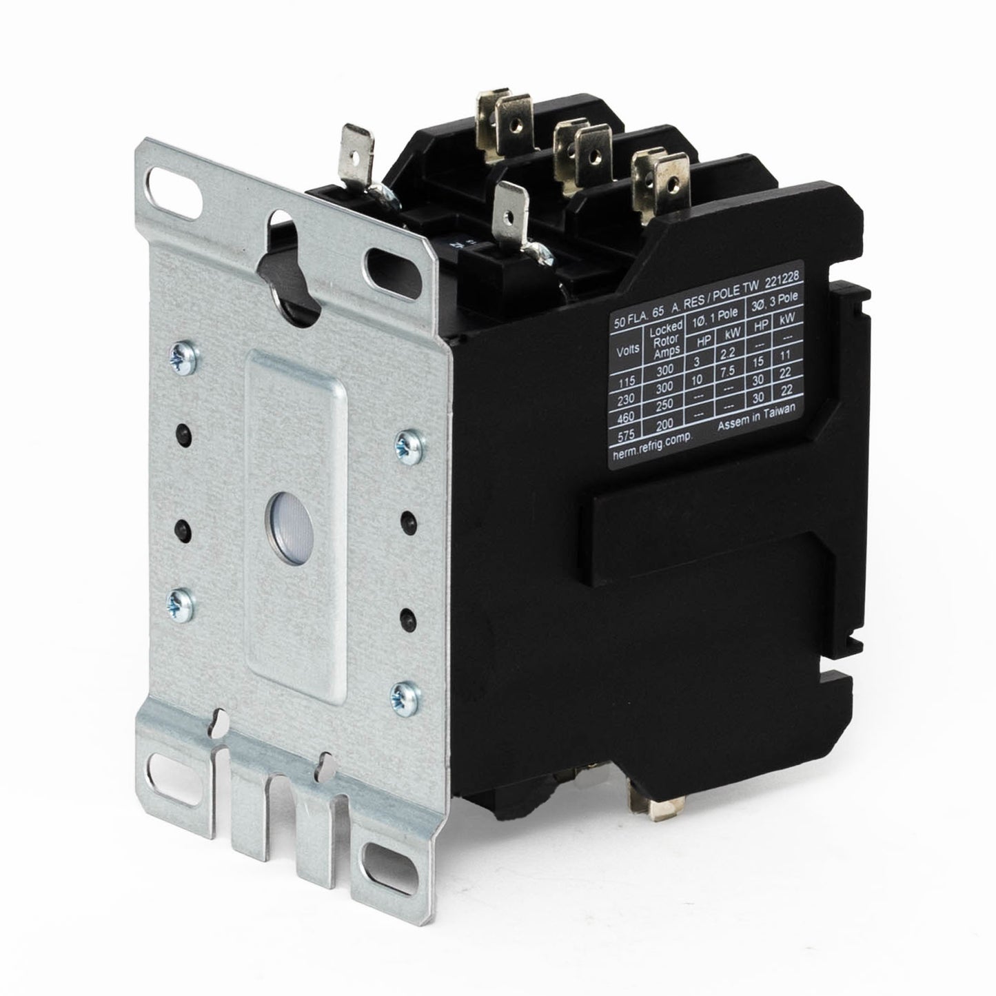 Contactor 65 Amp, 120V, 3 Pole