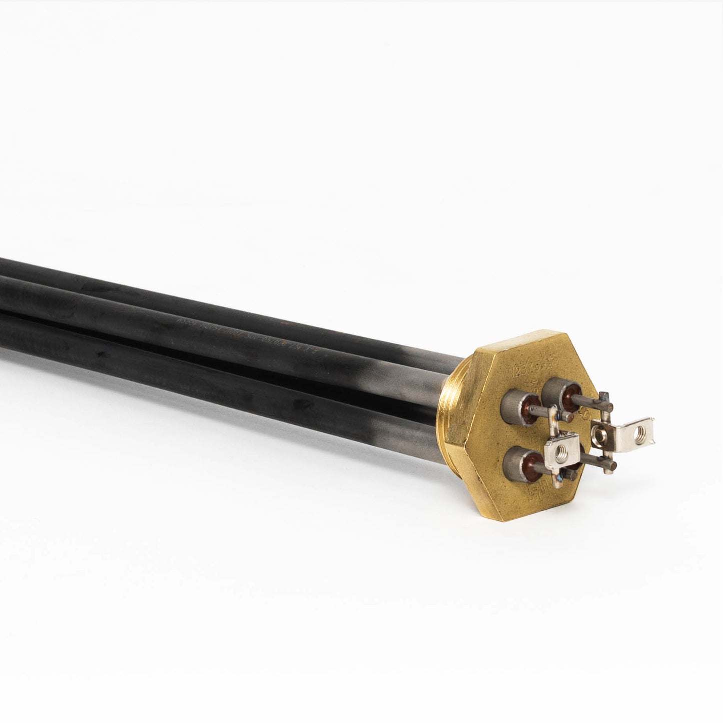 Heating Elements, 9600W 208V Incoloy Sheath, Brass Bushing