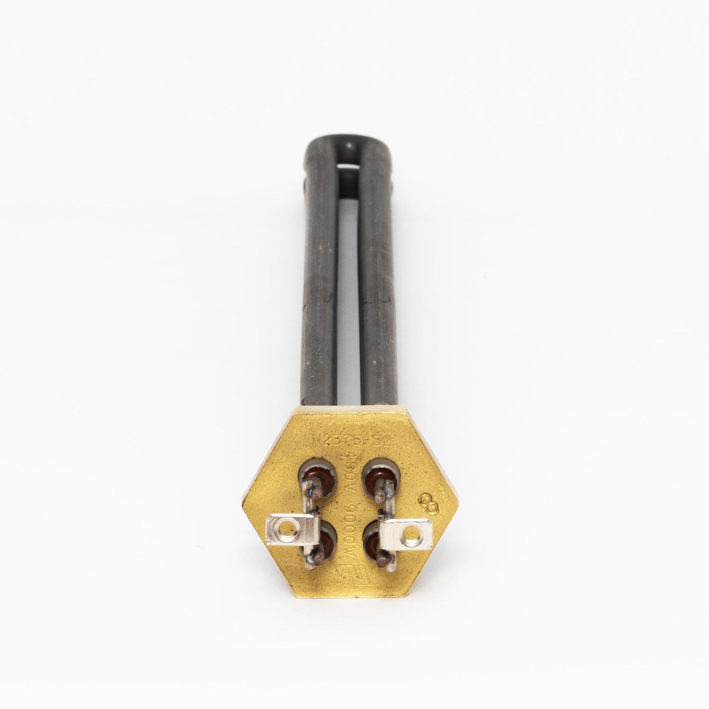 Heating Element, 9750W 240V Incoloy Sheath, Brass Bushing