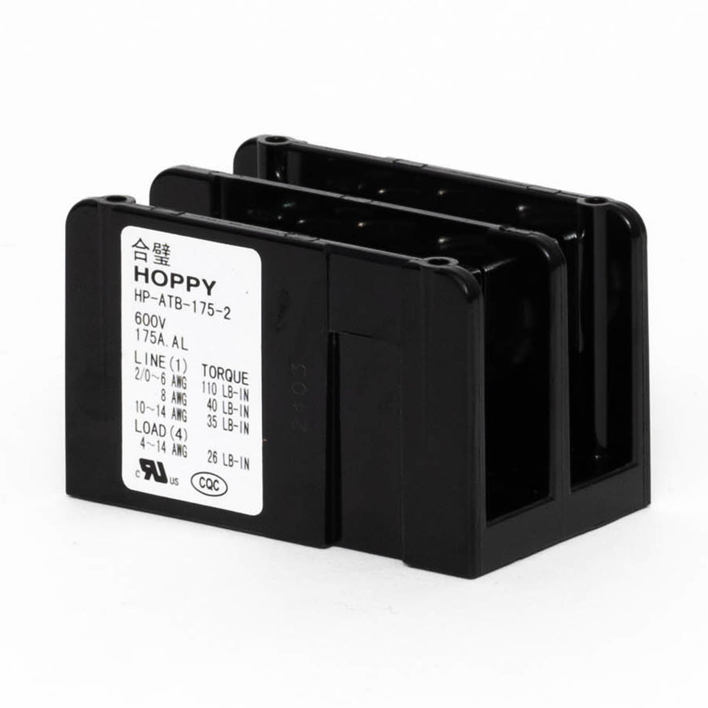 Power Distribution Block 175 amp 2 pole