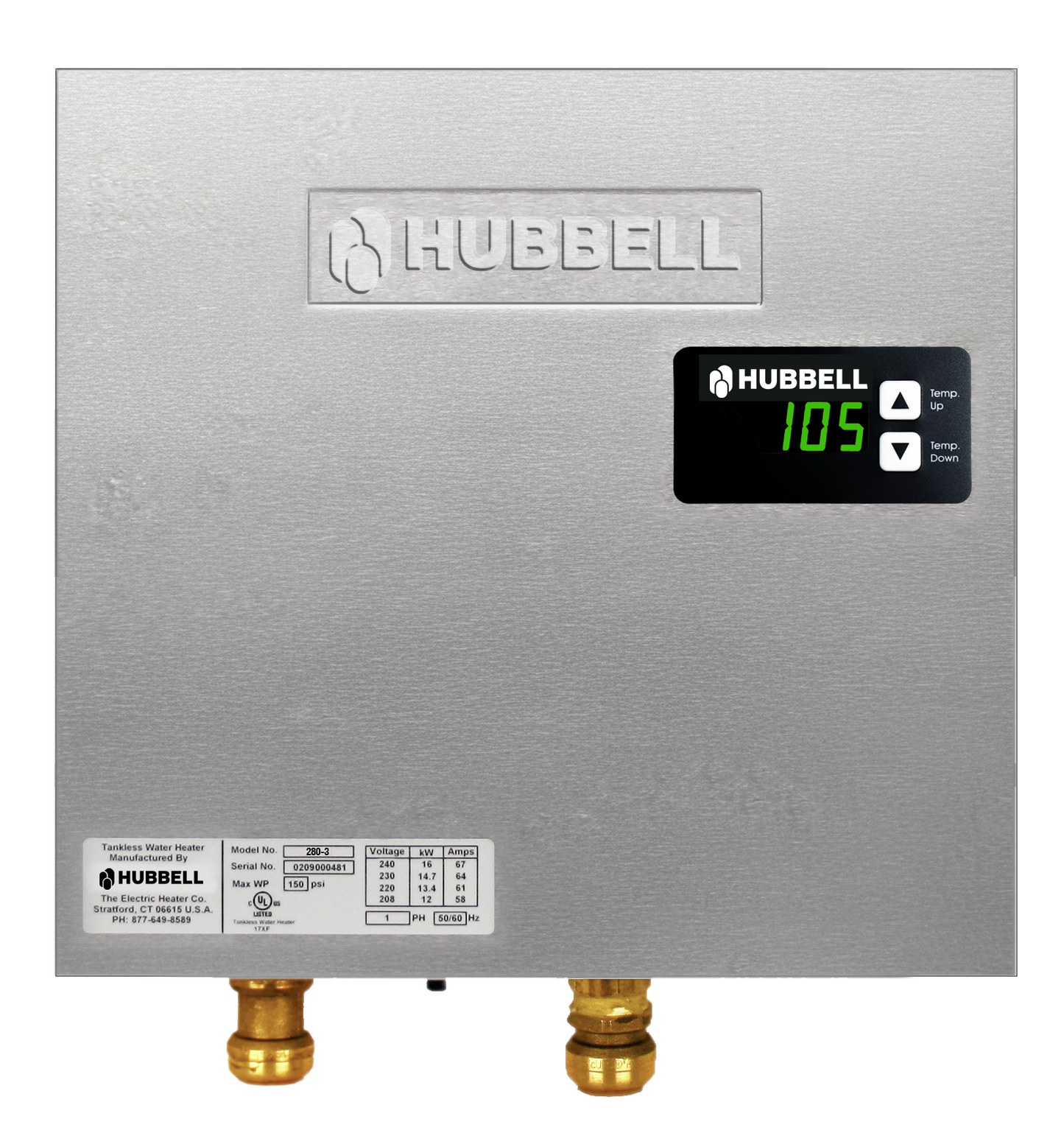 Electric Tankless Water Heater 280-3