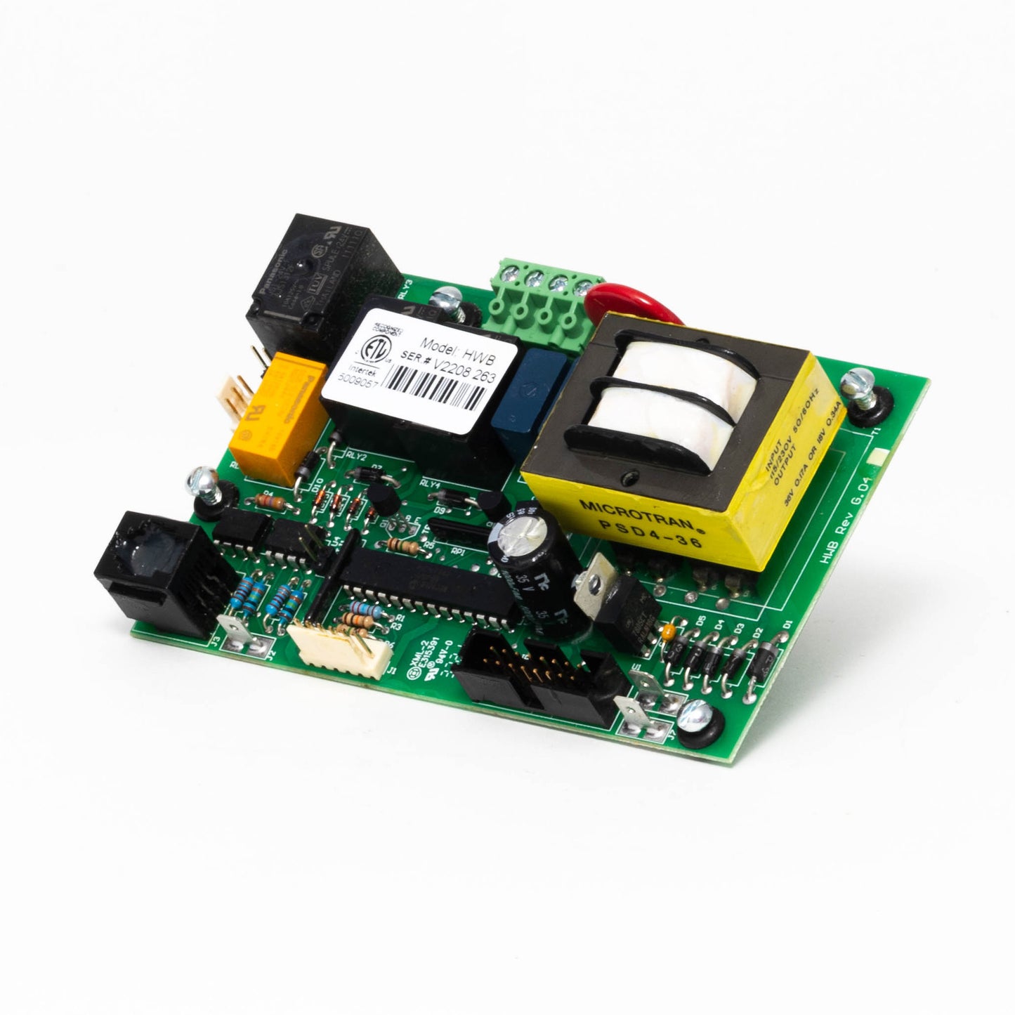 Control Board - Specify one or two relay
