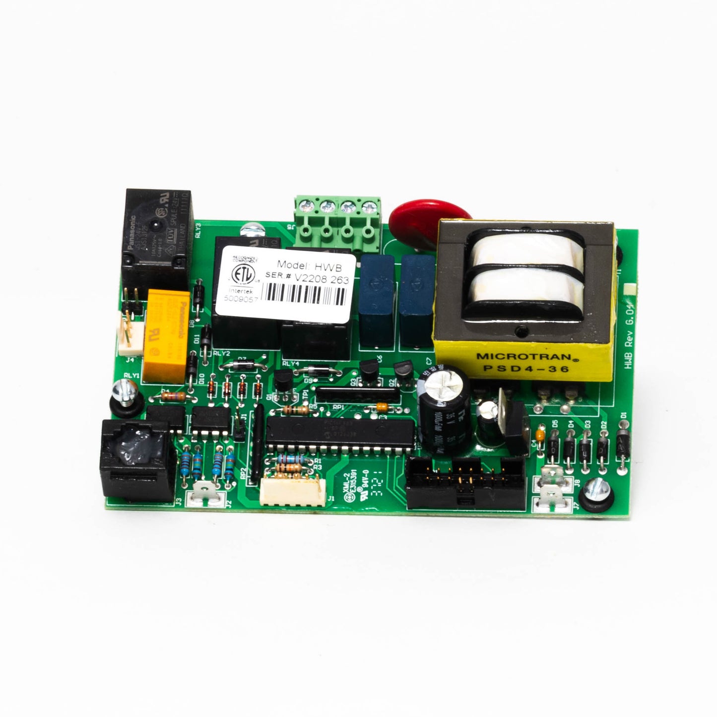 Control Board - Specify one or two relay